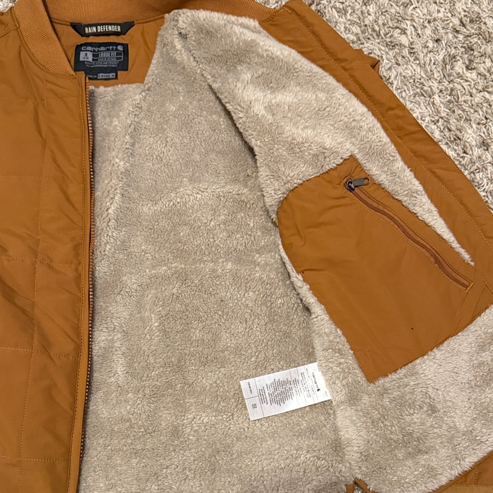 Carhartt Tan Quilted Jacket - Picture 3 of 4